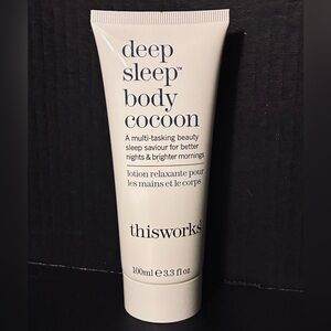 This Works Deep Sleep Body Cocoon Bedtime Lotion $40 MSRP New & Sealed!